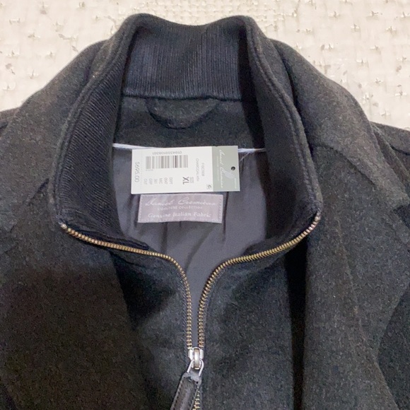 Daniel Cremieux Signature Loro Piana Bib Wool Coat - Picture 2 of 5